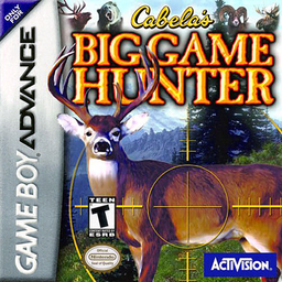 Cabela's Big Game Hunter box art for GameBoy Advance